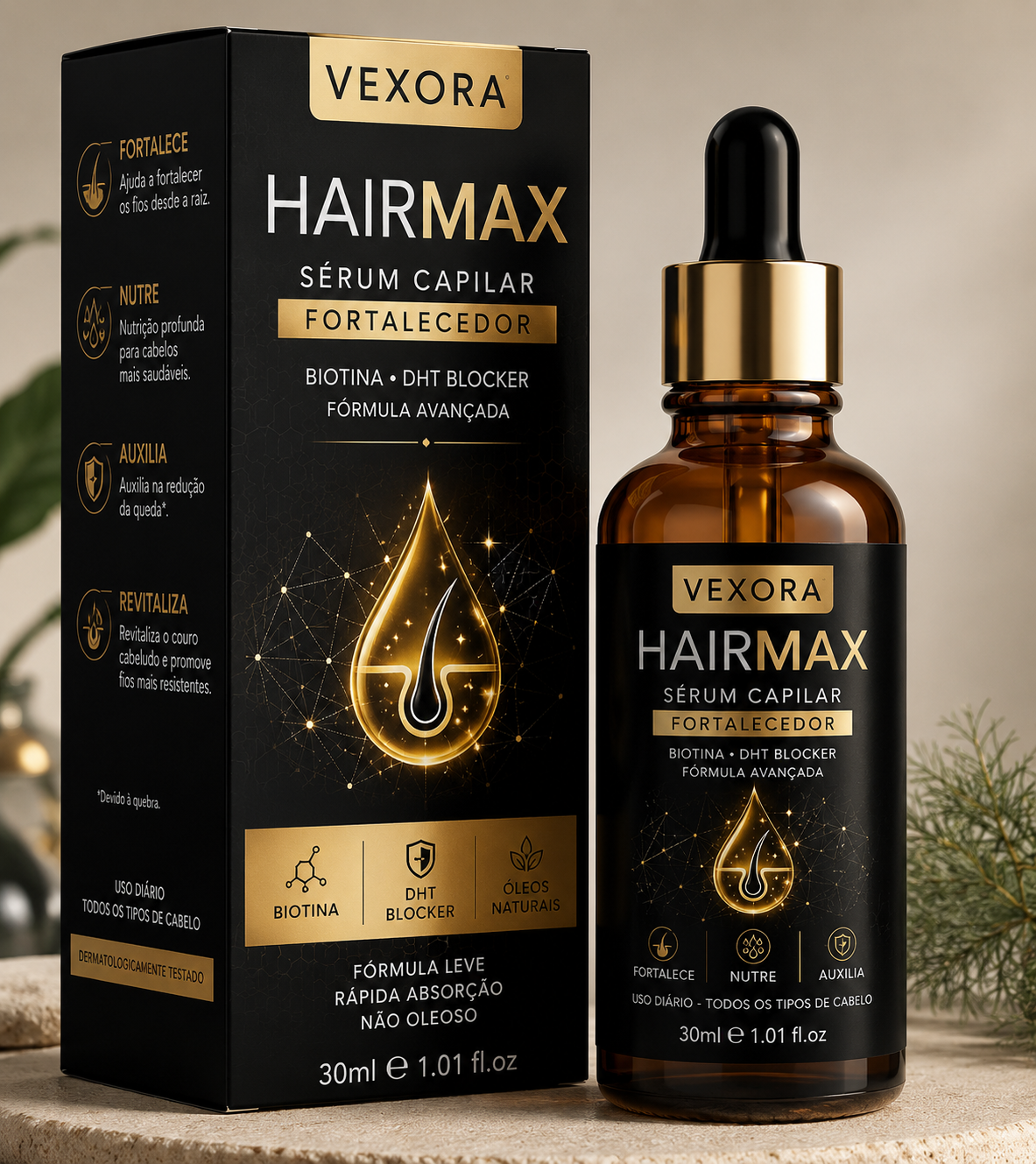 Vexora HairMax™ – Cuidado Avançado para os Fios